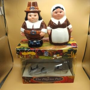 Pilgrim Salt and Pepper Shakers!